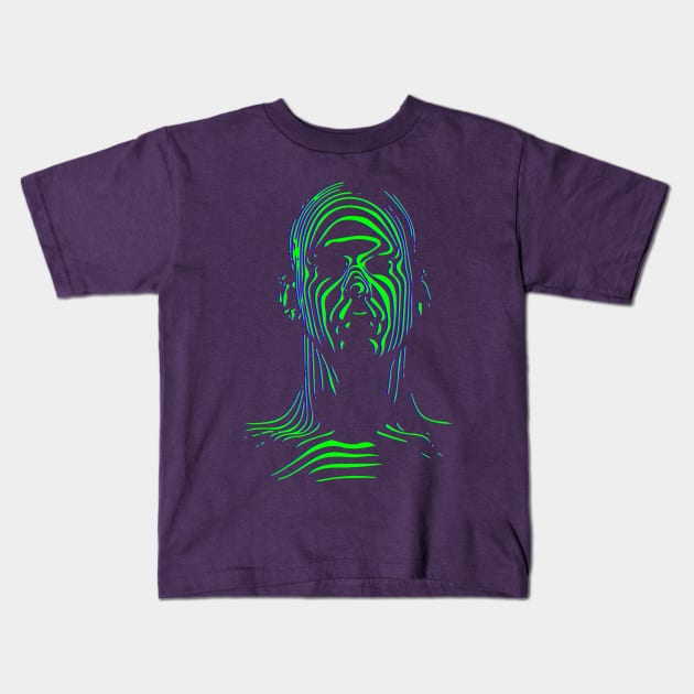 Echo of Humanity Kids T-Shirt by Doc Multiverse Designs